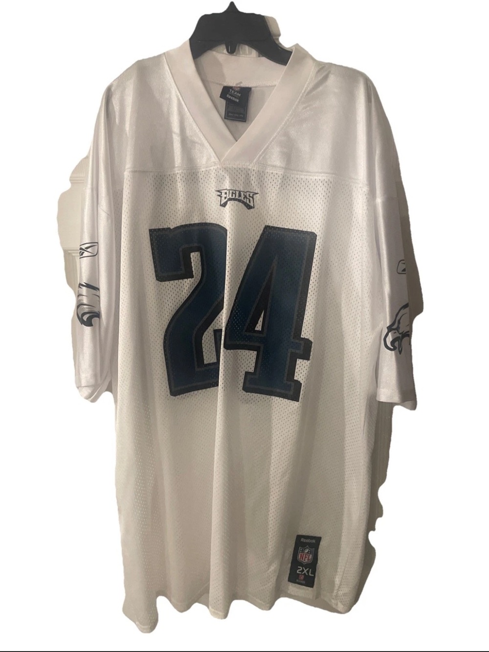 Philadelphia eagles vintage reebox nnamdi asomougha 24 2xl